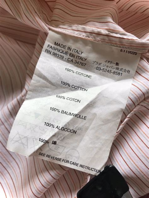 Prada Prada Shirt Very Rare RN.98339